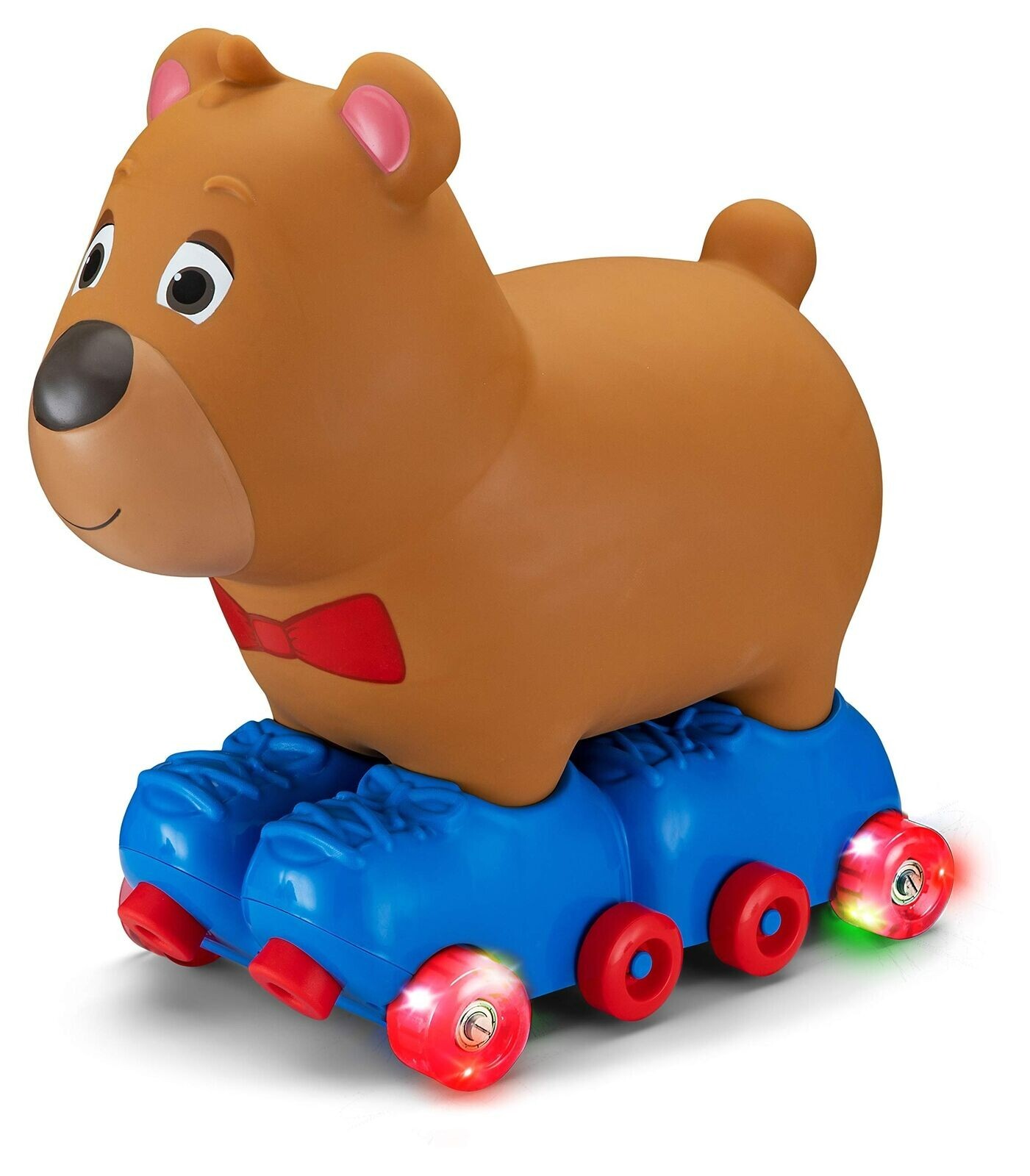 Silly Skaters Bear Toddler Foot to Floor Ride On Toy, Kids 1-3 Years Old