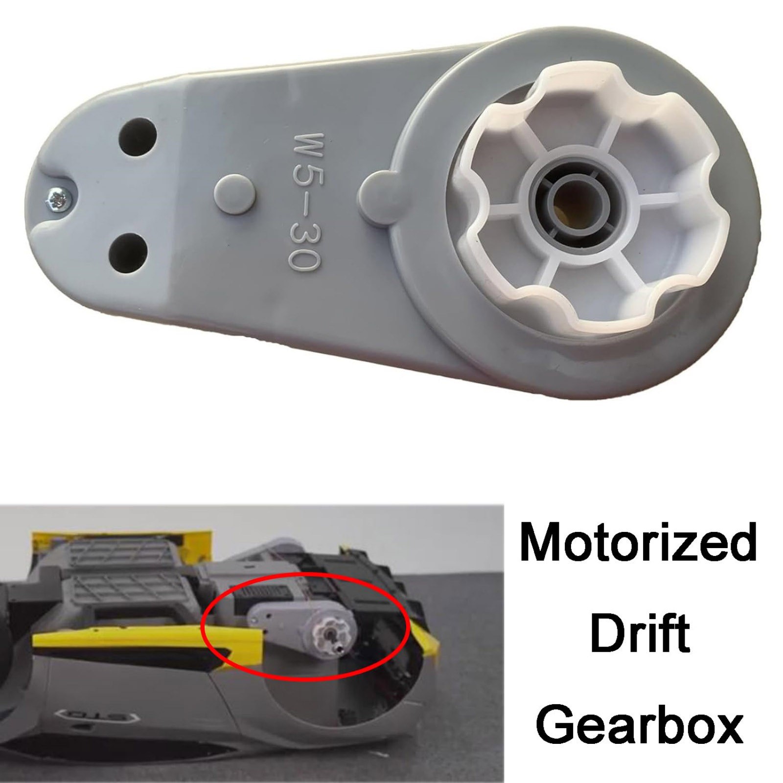 1PCS RS775 High-Speed Motor Gearbox 18V-24V For Power Wheels Kids Vehicles