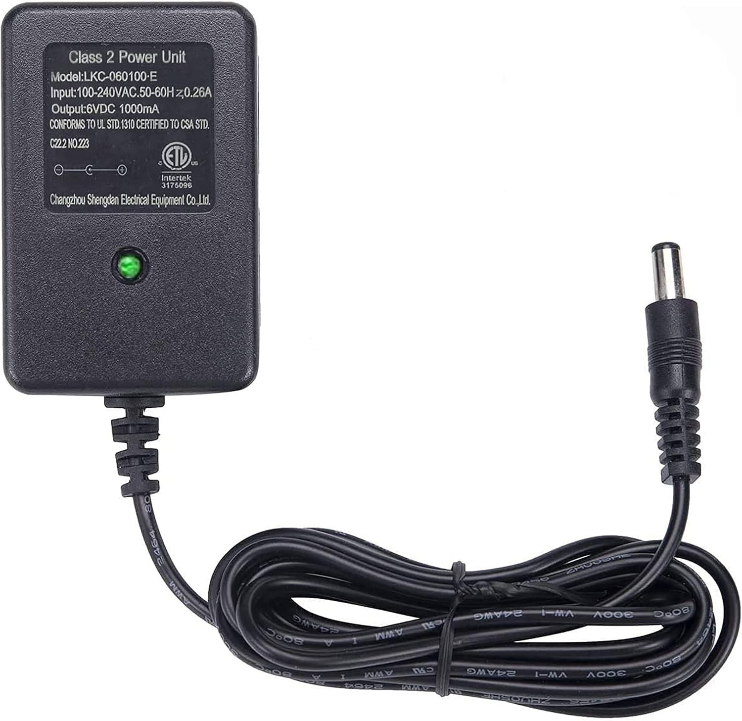 6V Battery Charger for Ride on Toys, Kidzone, Flybar black