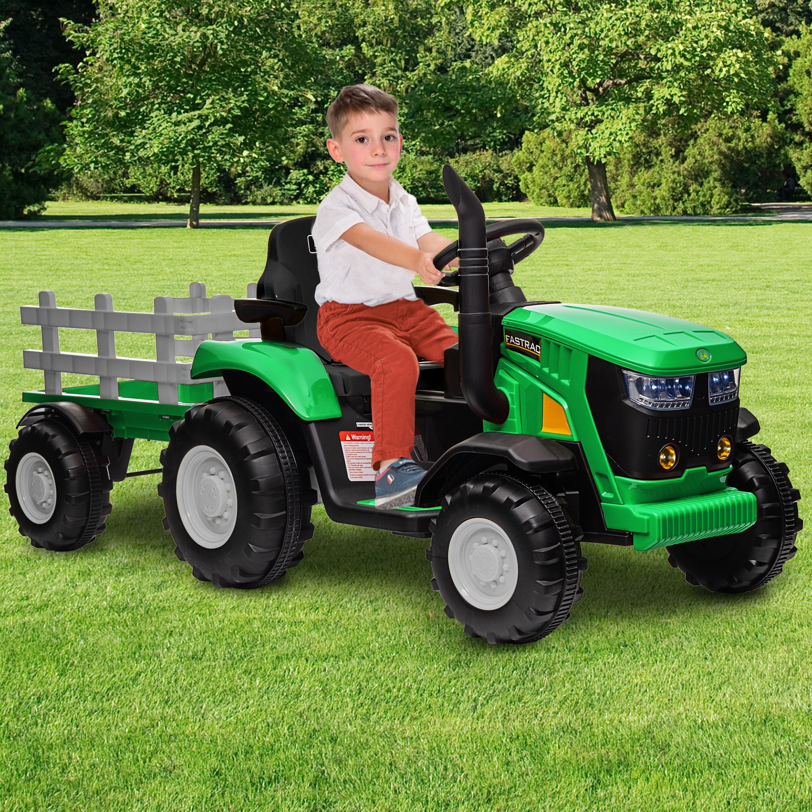 Electric Kids Tractor Ride-on Toy,Children’s Battery-Powered Vehicle,12v 7AH