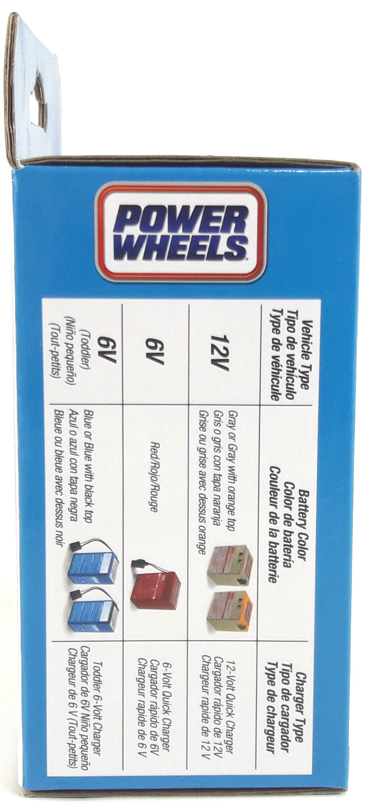 Power Wheels Toddler 6-Volt Charger – New In Box – 00801-1781 – Charges Blue 6V