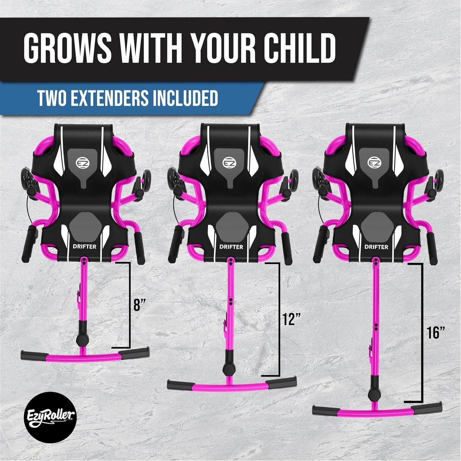 New Drifter-X Ride Toy Ages 4+ 150Lbs Purple Fast/Free Shipping 🚚🚀