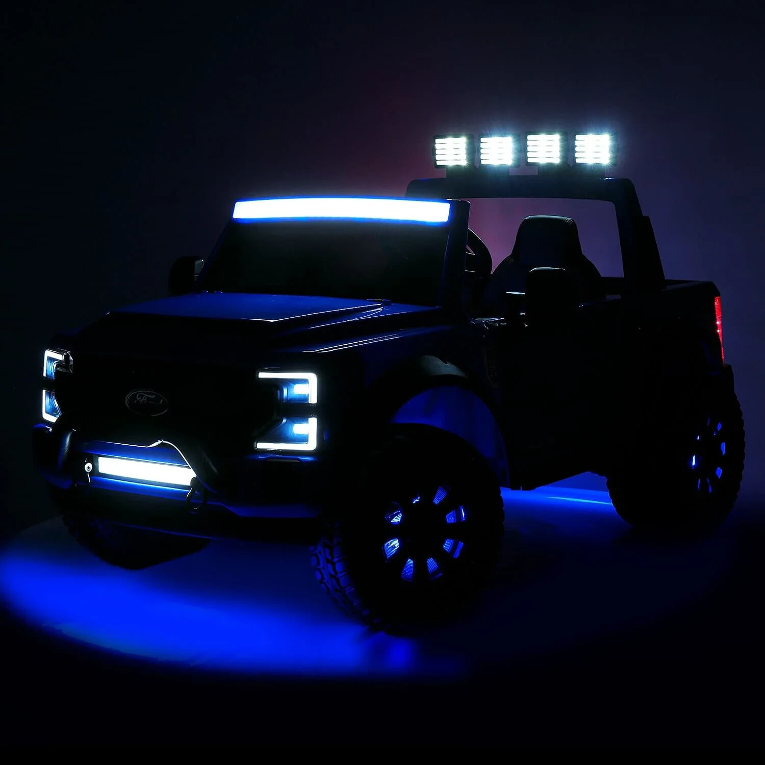 24V 2 SEATS FORD F450 CUSTOM EDITION KIDS RIDE-ON CAR TRUCK,LIGHTS WITH R/C