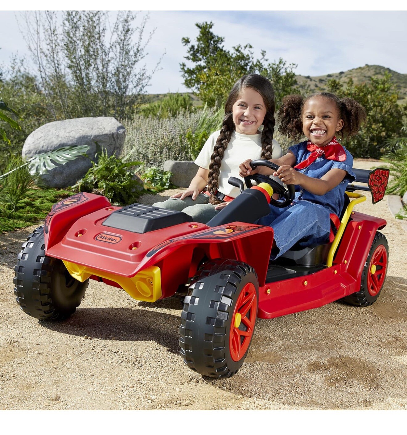 Dune Buggy 12V Powered Ride-on, Portable Rechargeable Battery