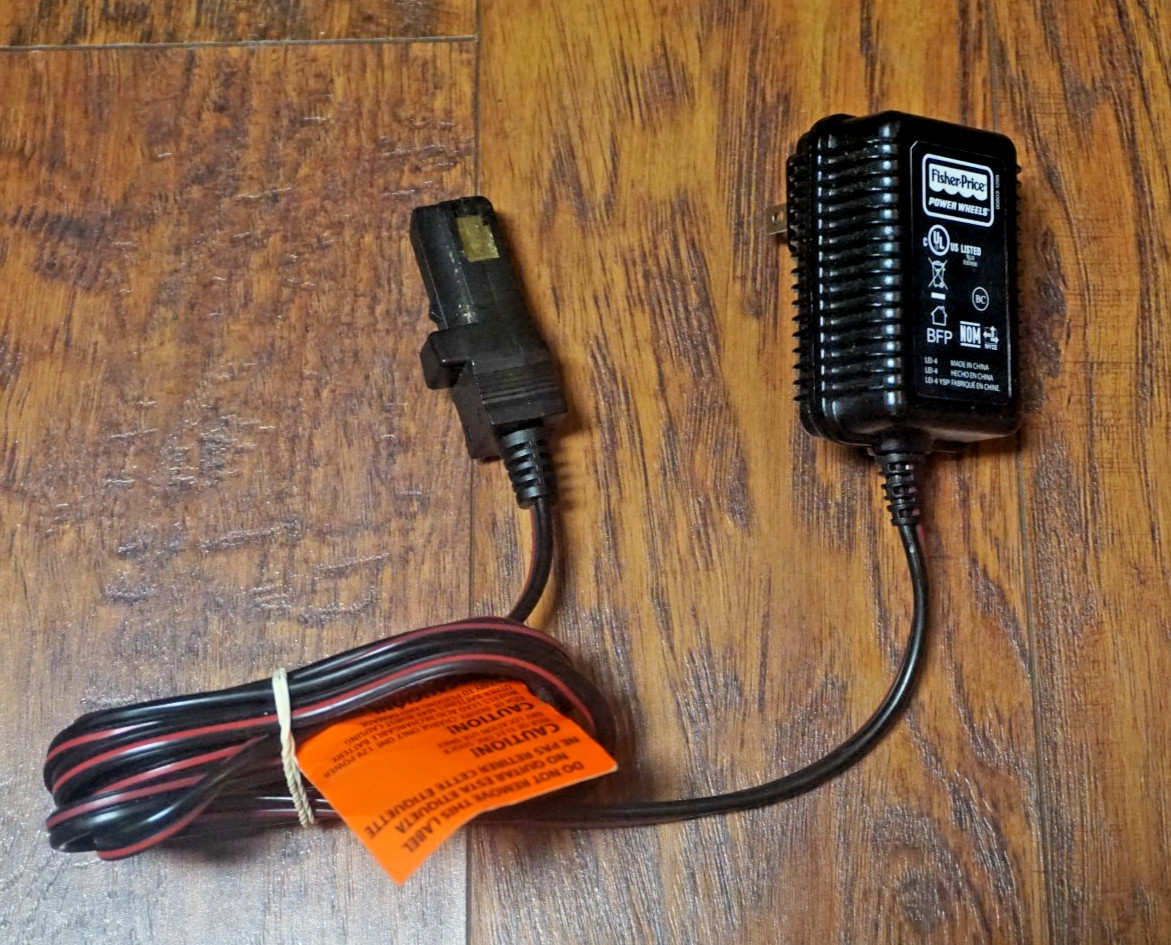 Fisher Price Power Wheels 12V Class 2 Battery Charger Wall Plug 00801-1781 OEM
