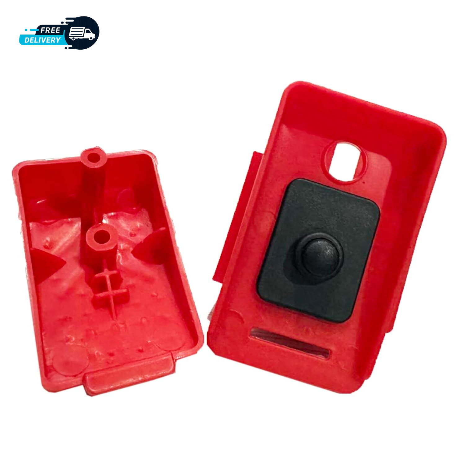 2 Pcs 12V Power Wheel Foot Pedal Plunger Type Switch Accelerator Gas Pedal