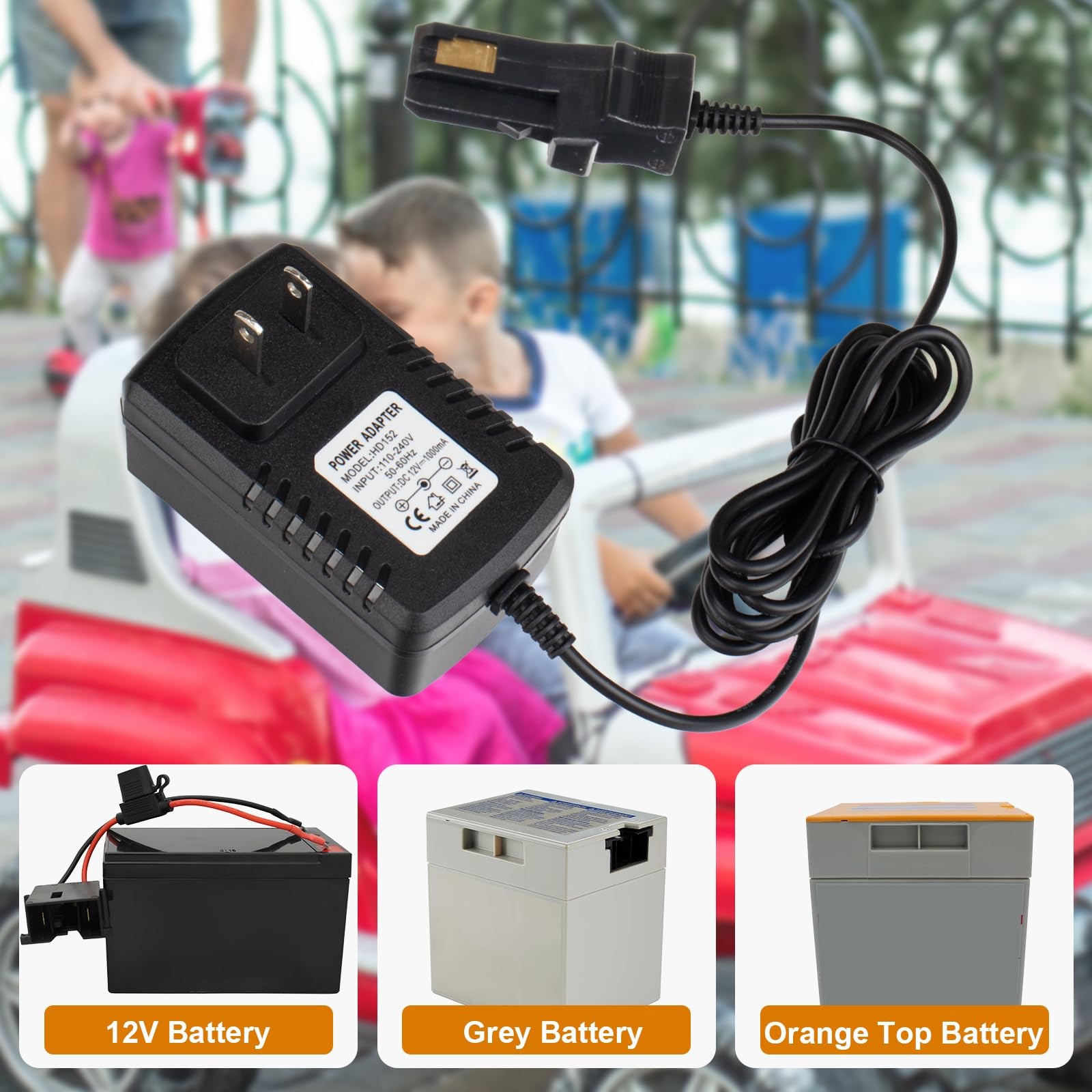 12V Battery Charger Replacement for Power Wheel Battery Charger for All Power…