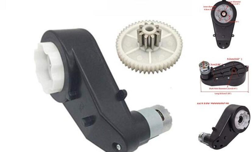 12V550 40000RPM Gearbox with High Torque 12V DC Motor for Kids Ride on Car
