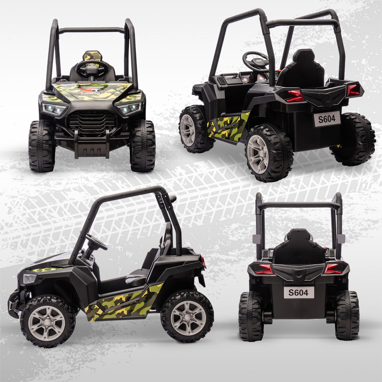 12V Kids Electric Car with Parent Remote Control, Spring Suspension
