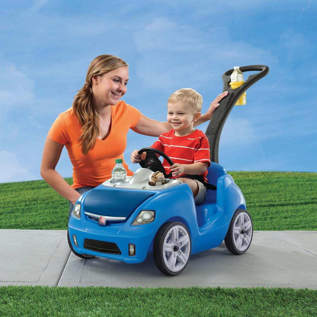 Coche Correpasillos Carrito Para Niños De 1-4 Año Montar azul Para Niños Y Niñas