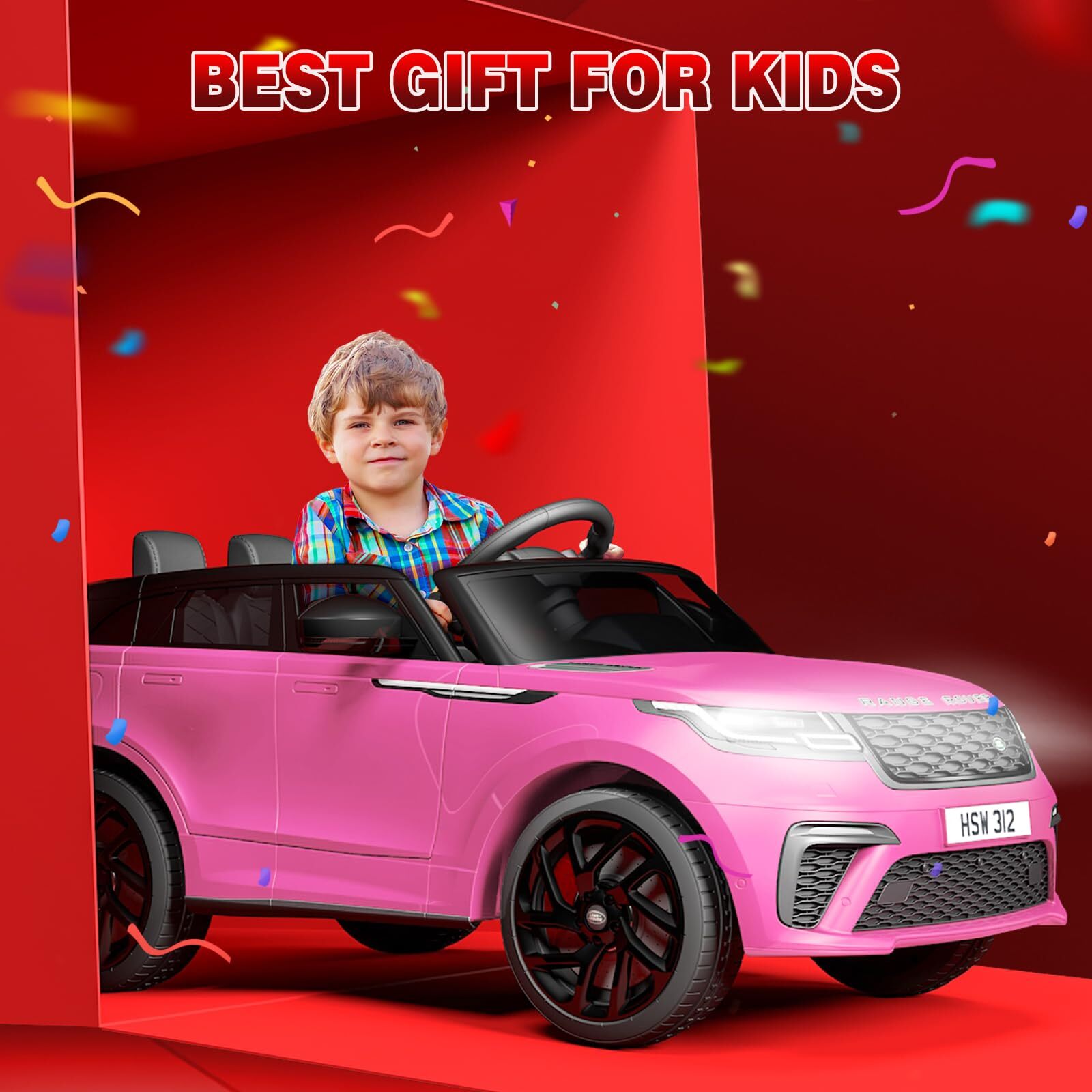 🔥Kids Ride On Car with Remote Licensed Land Rover Kids Electric Car for Kids 3-