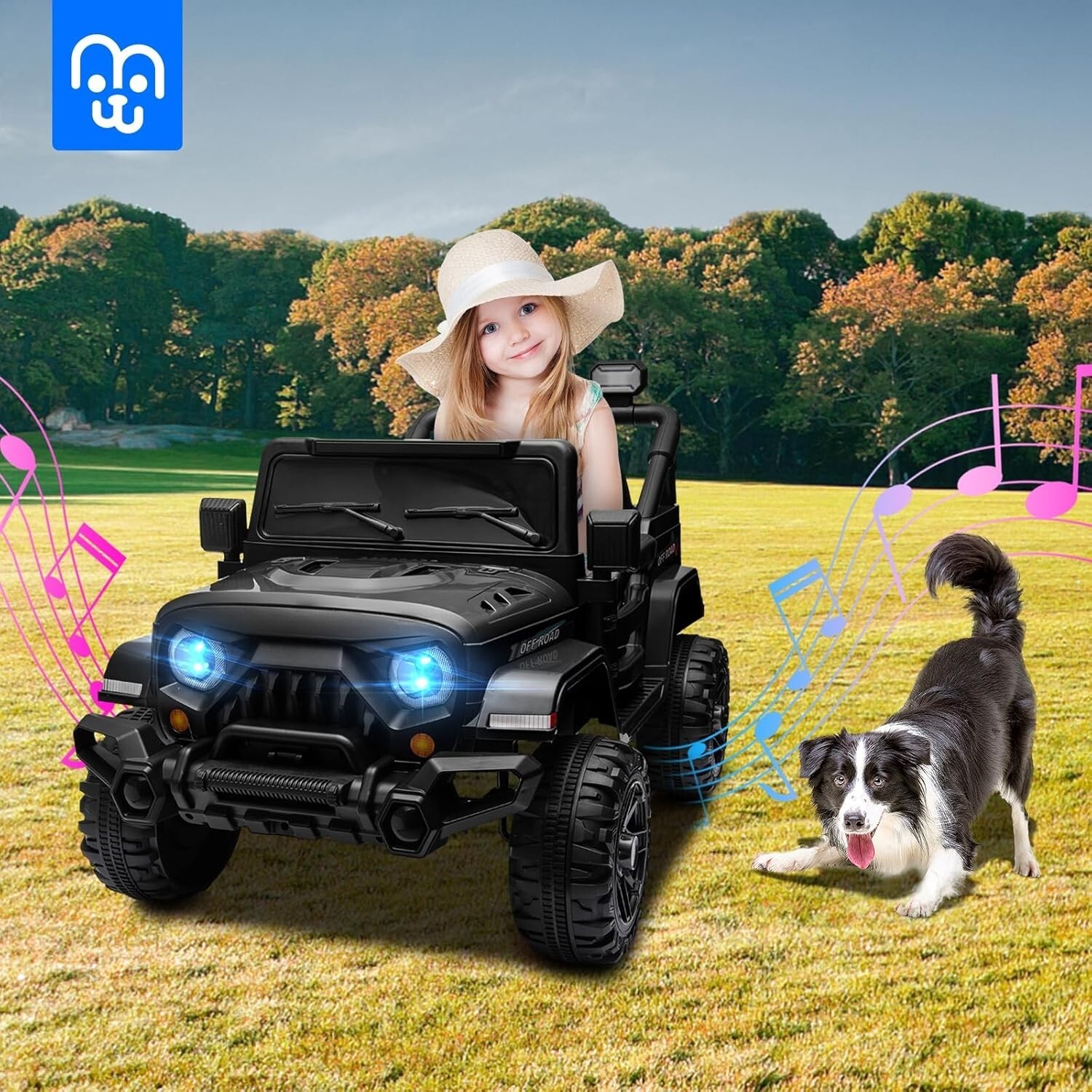 Carro Electrico Para Niños De 3 A 5 Años Montar Manejar Y Jugar Con Luces NUEVO