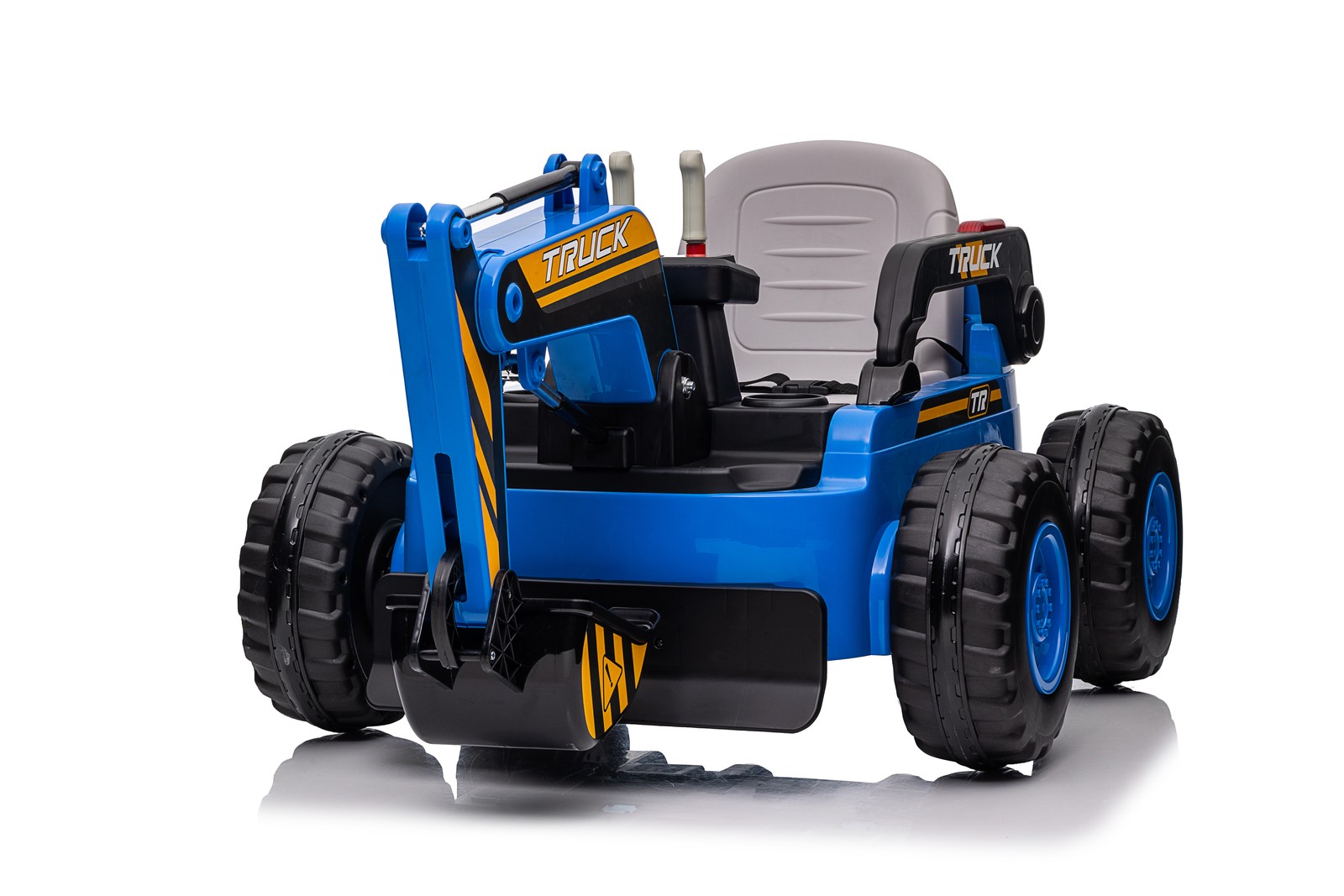 12V 10AH Electric Toy Excavator 4WD Battery Powered Sand Digger w/Remote Control