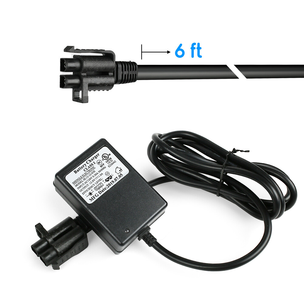12V Battery Charger for Yamaha Raptor 700R MegaTredz Motion Trendz Kids Ride On