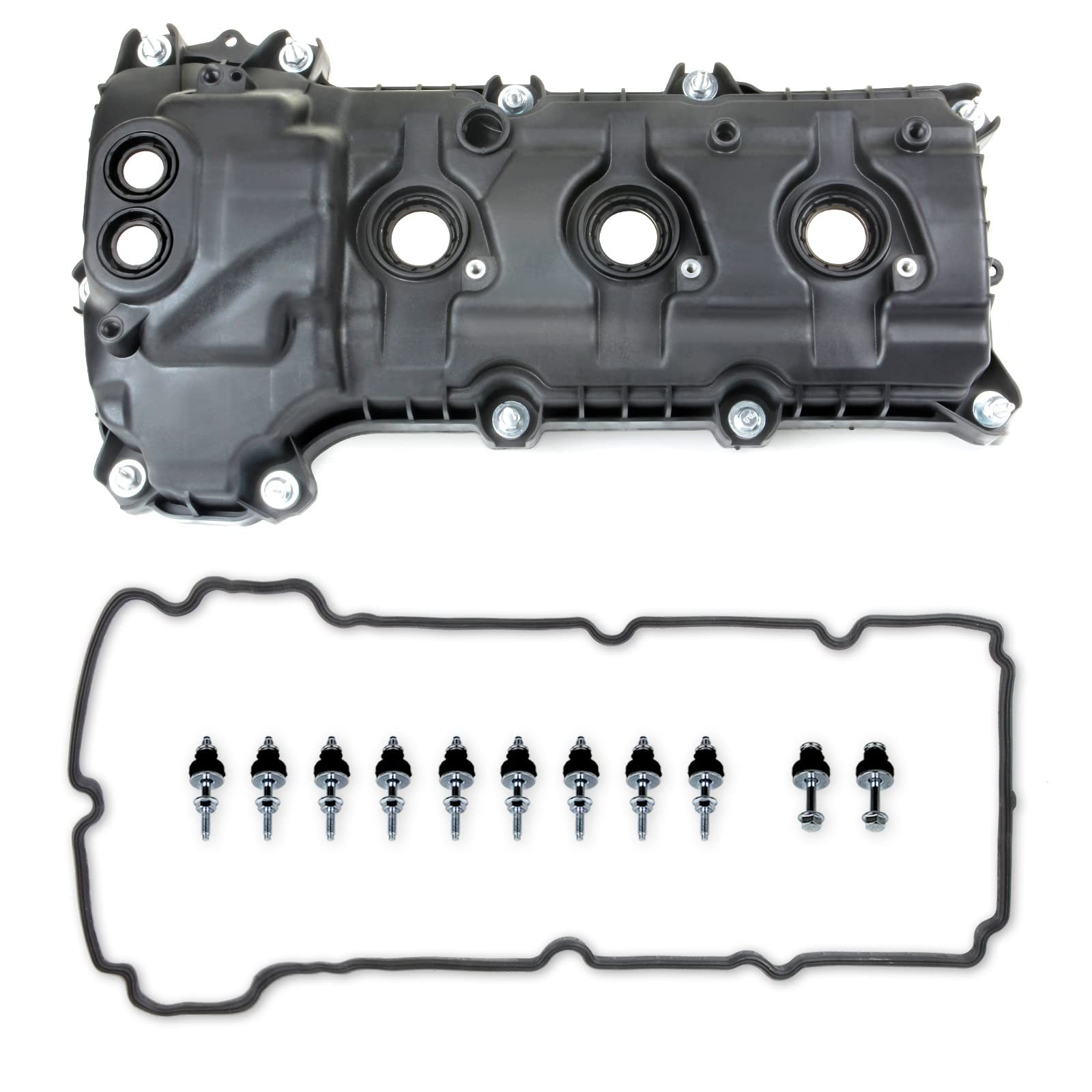 MITZONE Valve Cover Compatible with Ford Edge Explorer F-150 Flex Mustang Tau…