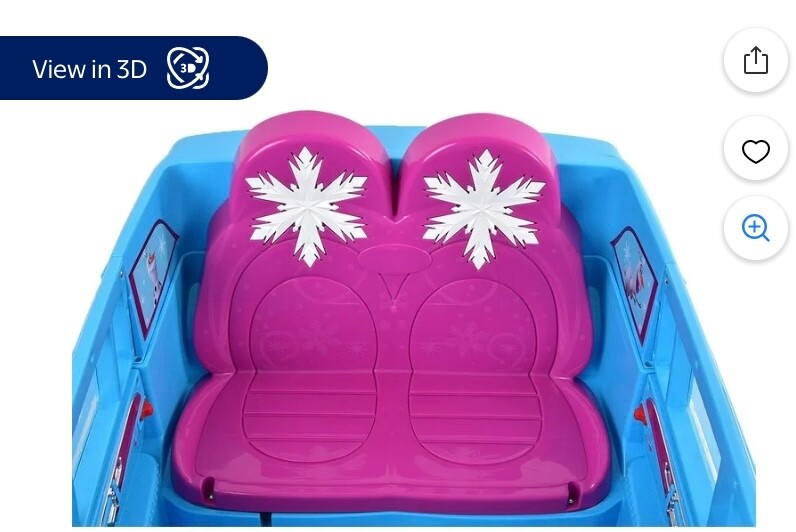 12V Disney’s Frozen Mercedes GLS-320 Powered Ride-on for Girls Ages 3+, up to 5