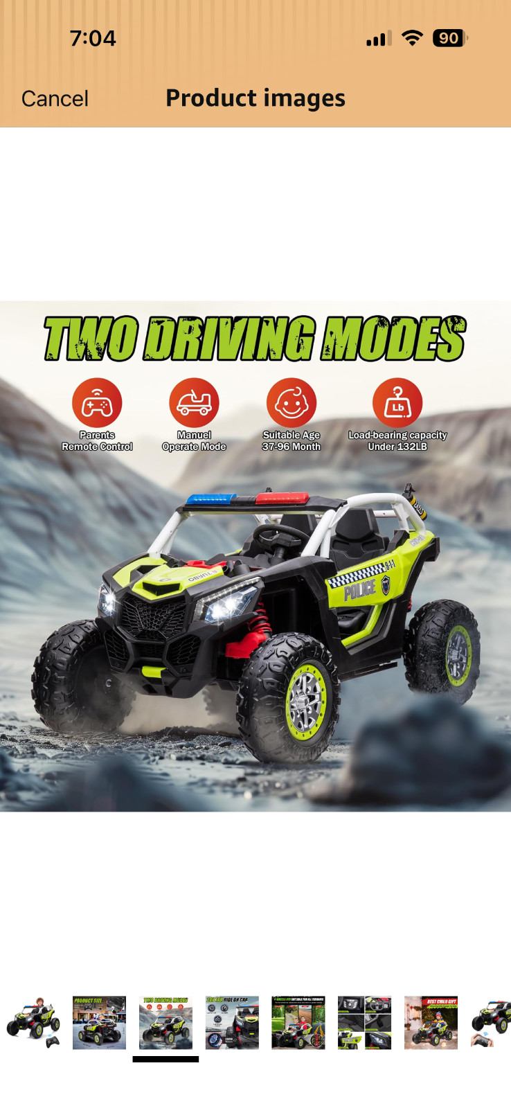 Ride on Toy car