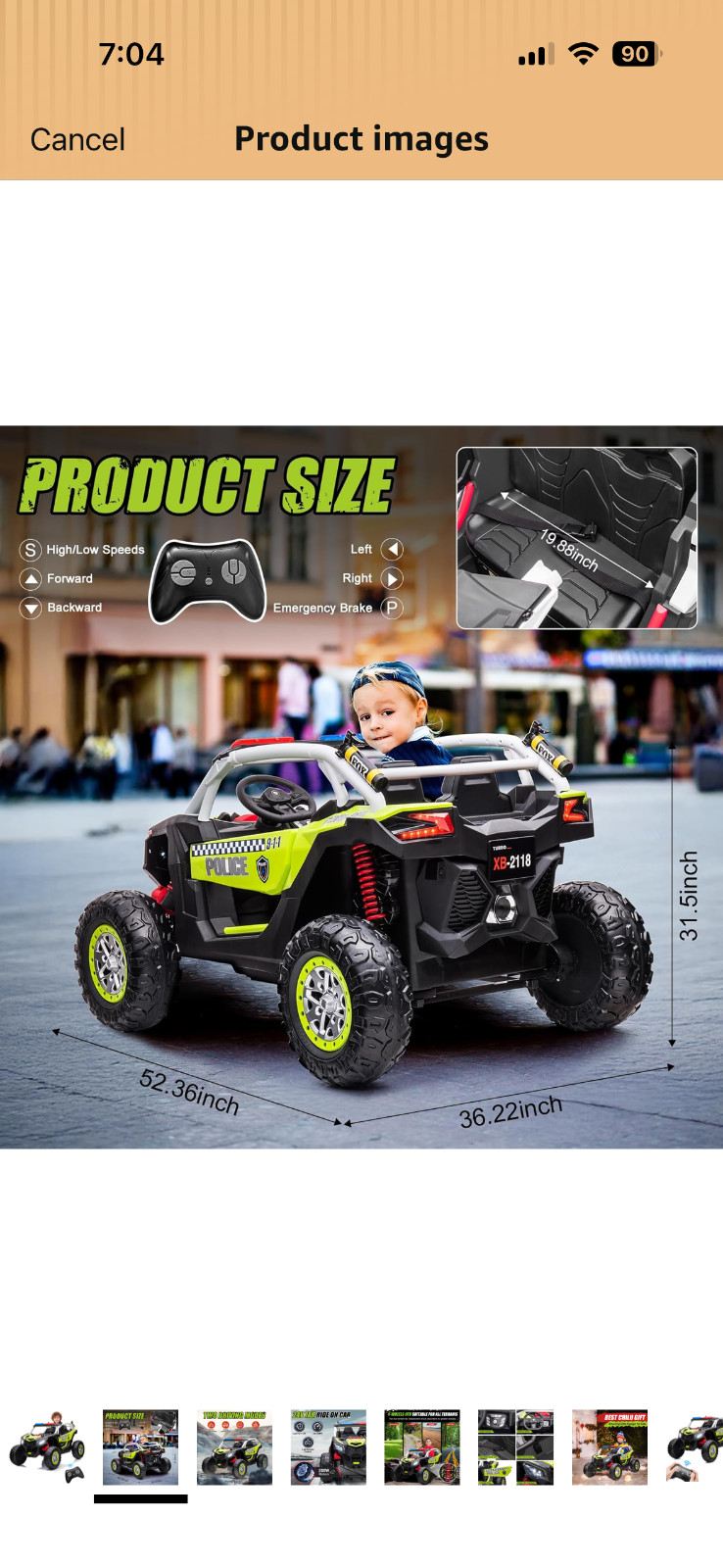 Ride on Toy car