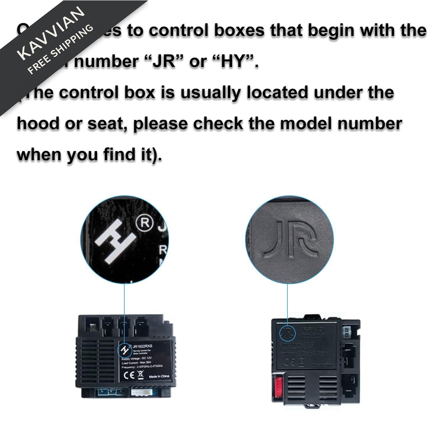 FLHFULIHUA 2.4G Bluetooth Remote Control for Ride On Car Controller…