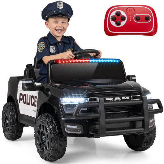 12V Kids Ride-On Truck Licensed RAM 3500 Battery Powered Car w/ Remote Control