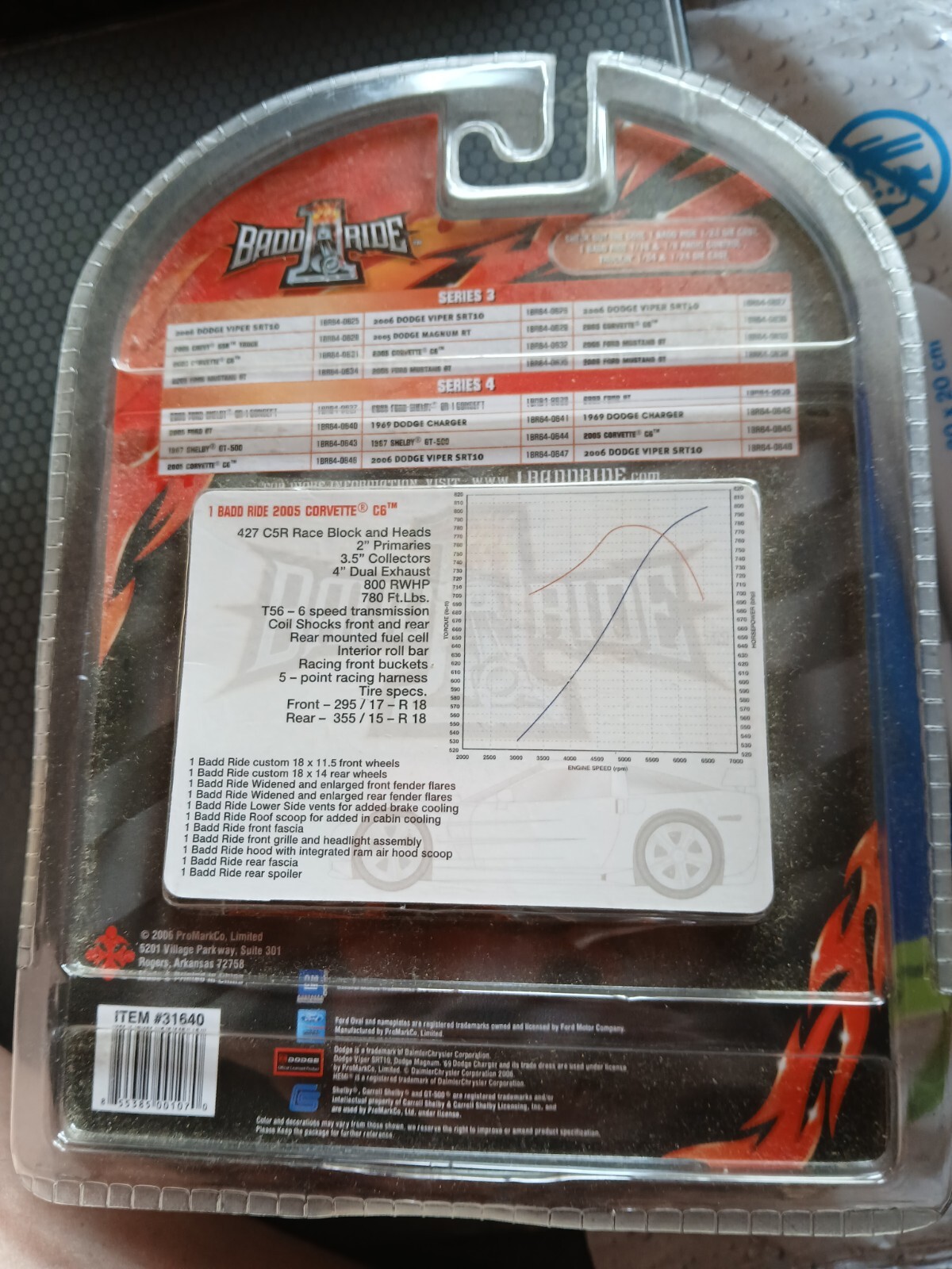 1 Badd Ride 2005 Corvette C6 Series 4 1/64 Scale