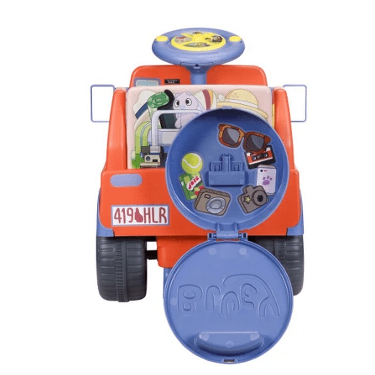 Bluey 6V Ride On Car for Kids with Sound Effects & Music NEW FREE SHIPPING