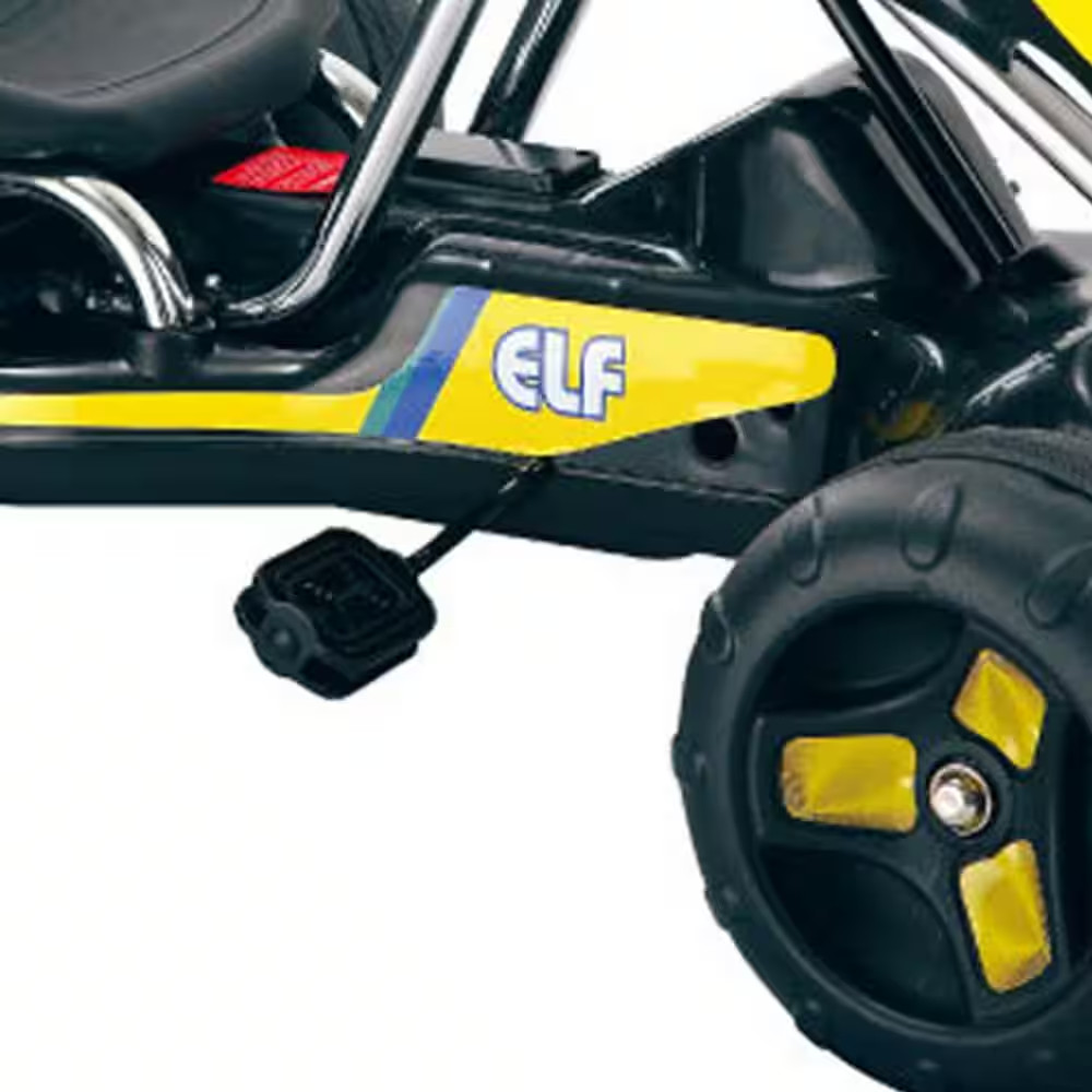 Go Kart Kids Ride-On 4-Wheel Pedal Car with Racing Decals