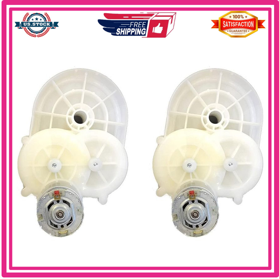 Peg Perego Official Rzr/Gator 12V Motor Gearbox Replacement Kit White