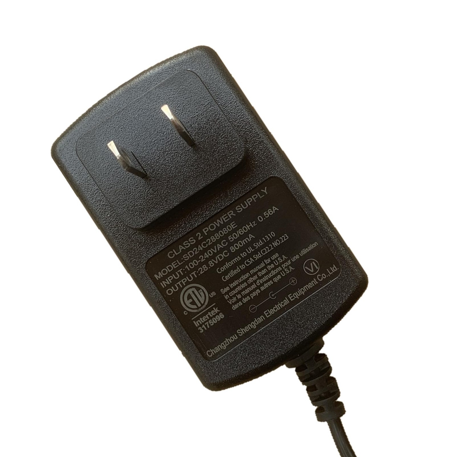 28.8 Volt Battery Charger for Ride On Toys 28.8V800mA Kids Car Black