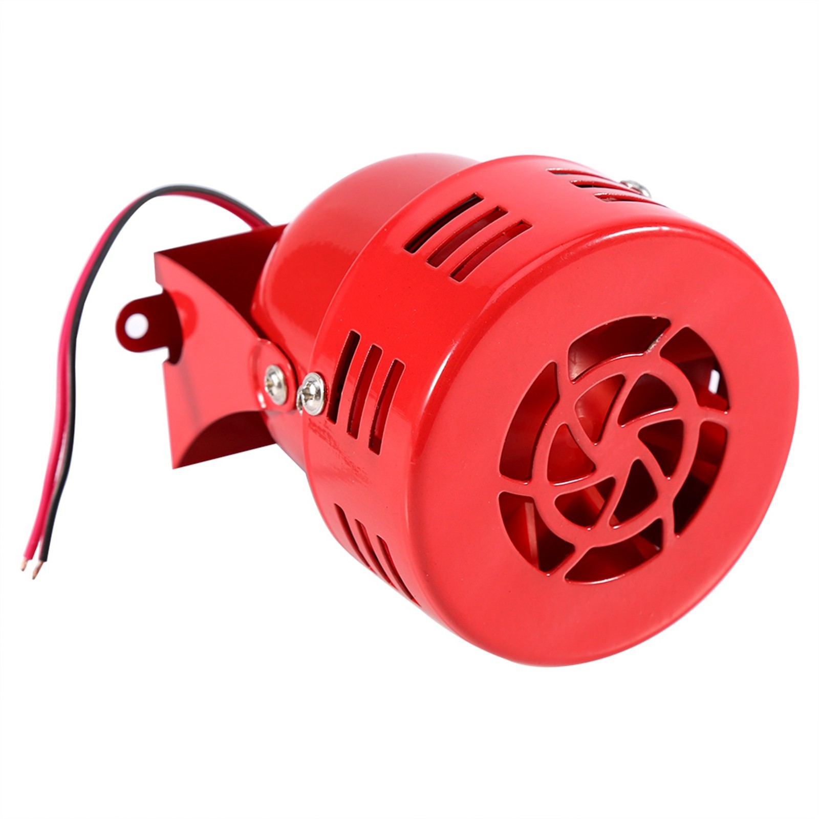 110 DB Durable Electric Motor Siren For Car Truck Motorcycle Compact Red Ai NZAD