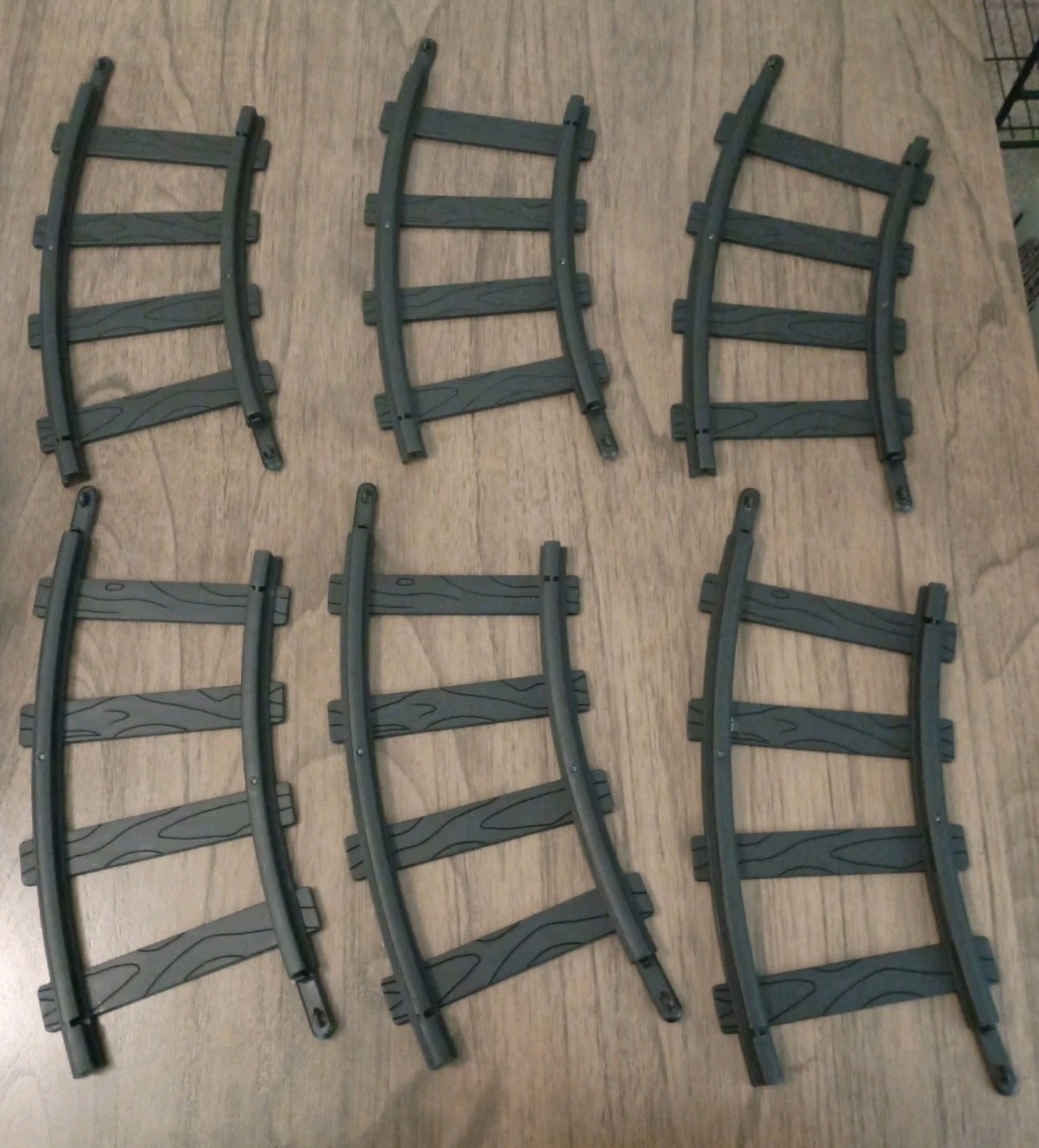 Kiddieland Disney Ride on Motorized Mickey Mouse Train TRACKS ONLY 26 Pc Black