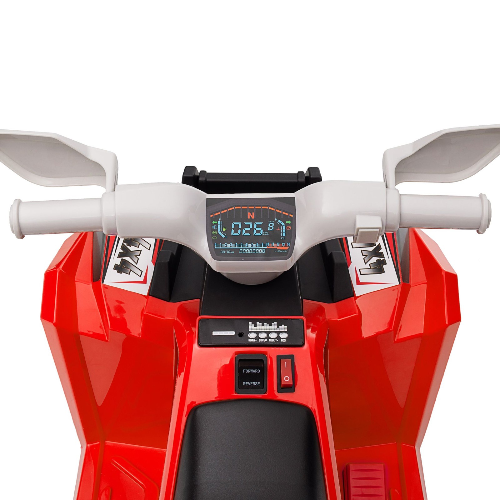 Lightweight Kids ATV 6V Ride-On with Reversing Option 55lb Red