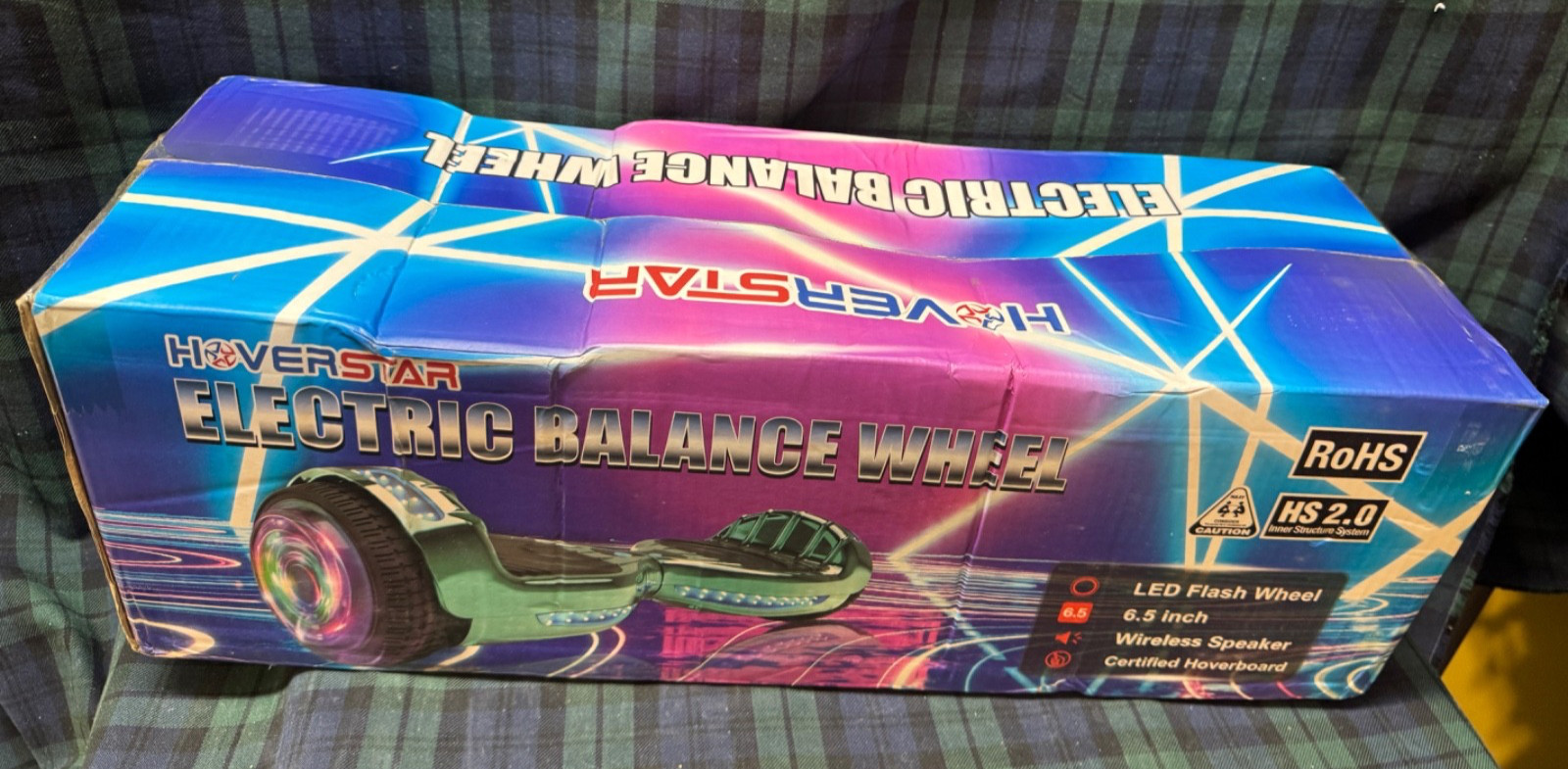 Hoverstar 2.0 Electric Balance Wheel 6.5 inch LED Flash Wheel Turquoise