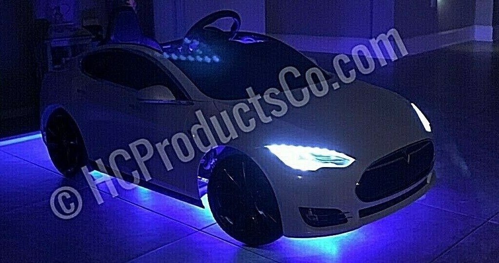 Bluetooth Controlled LED Light Kit for Kids Electric Cars 16 Million Colors