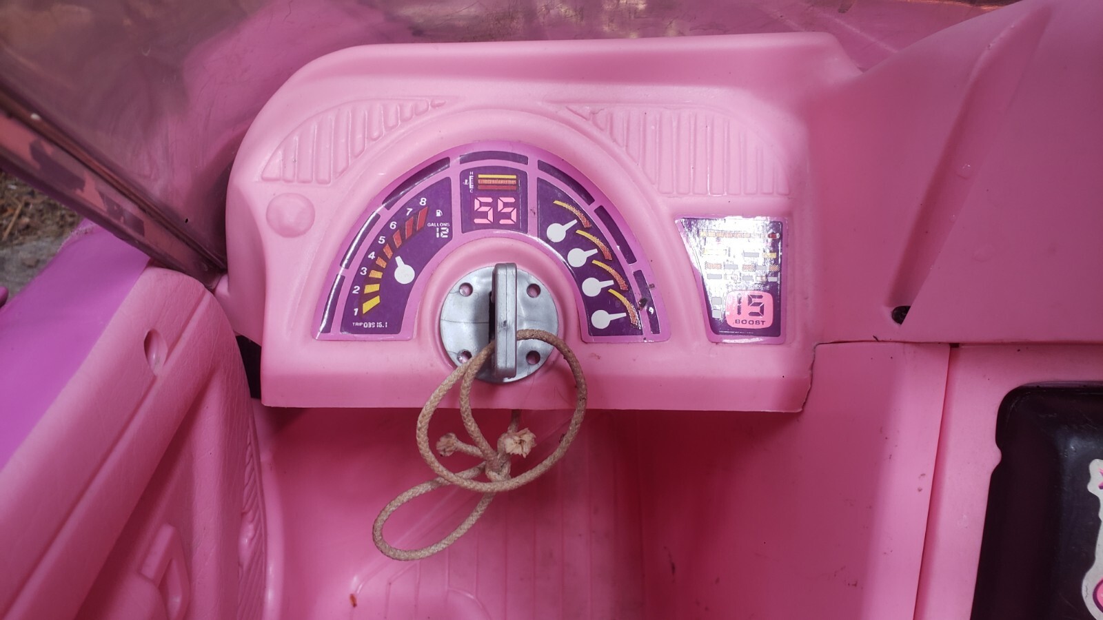 Barbie Corvette 1990 Vintage Power Wheels Pink Original SHIPPED