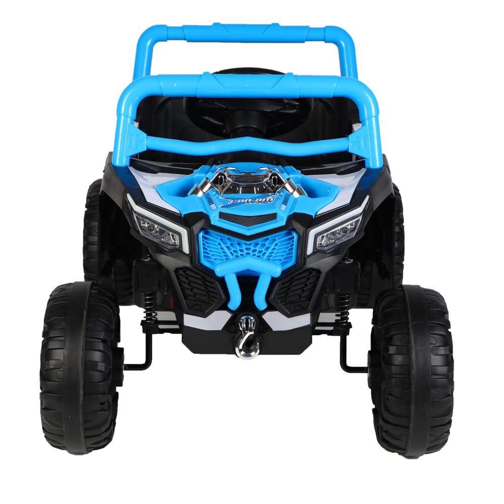 12V Kids Electric Ride On Car Blue 2.4G Remote Control Manual Drive Swing Toy