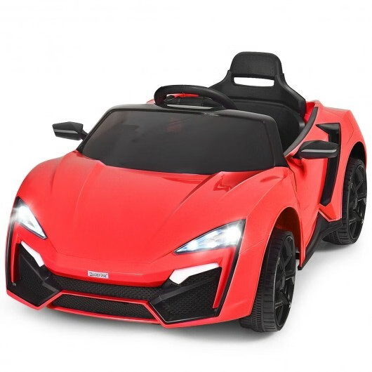 12V Kids Ride-On Car 2.4G RC Electric Vehicle w/ LED