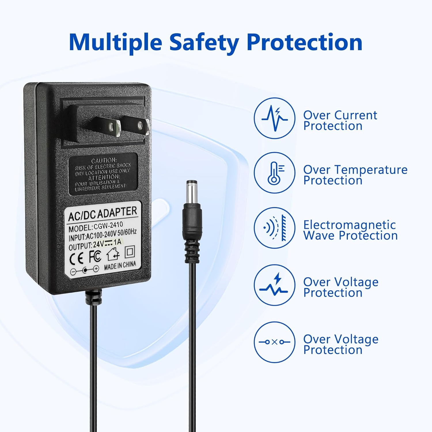 24V Battery Charger for Ride on Toys – Compatible with Power Wheels, Electric At