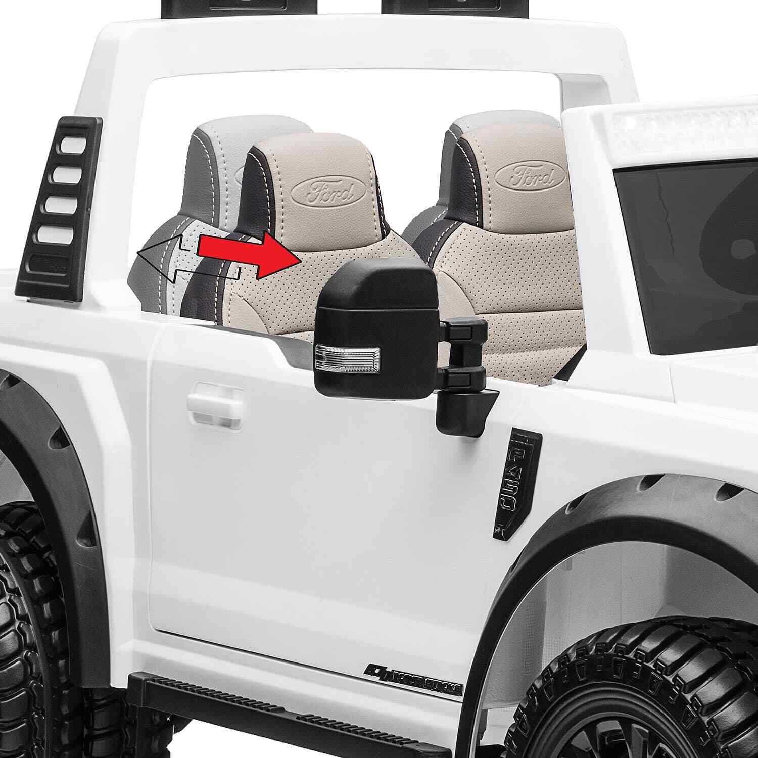 24V 2 SEATS FORD F450 CUSTOM EDITION KIDS RIDE-ON CAR TRUCK,LIGHTS WITH R/C