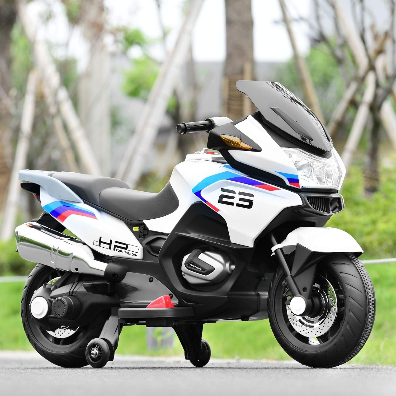 Kids Ride On Motorcycle, 12V Electric Battery Powe