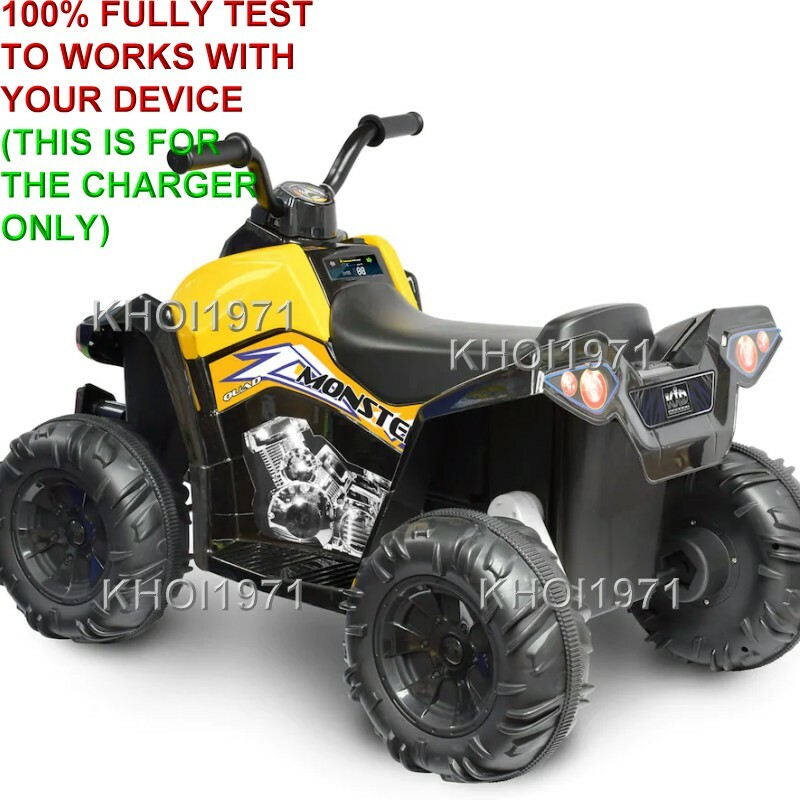 Charger AC adapter 1310 National Products KID MOTORZ Quad Monster ride on 12V BA