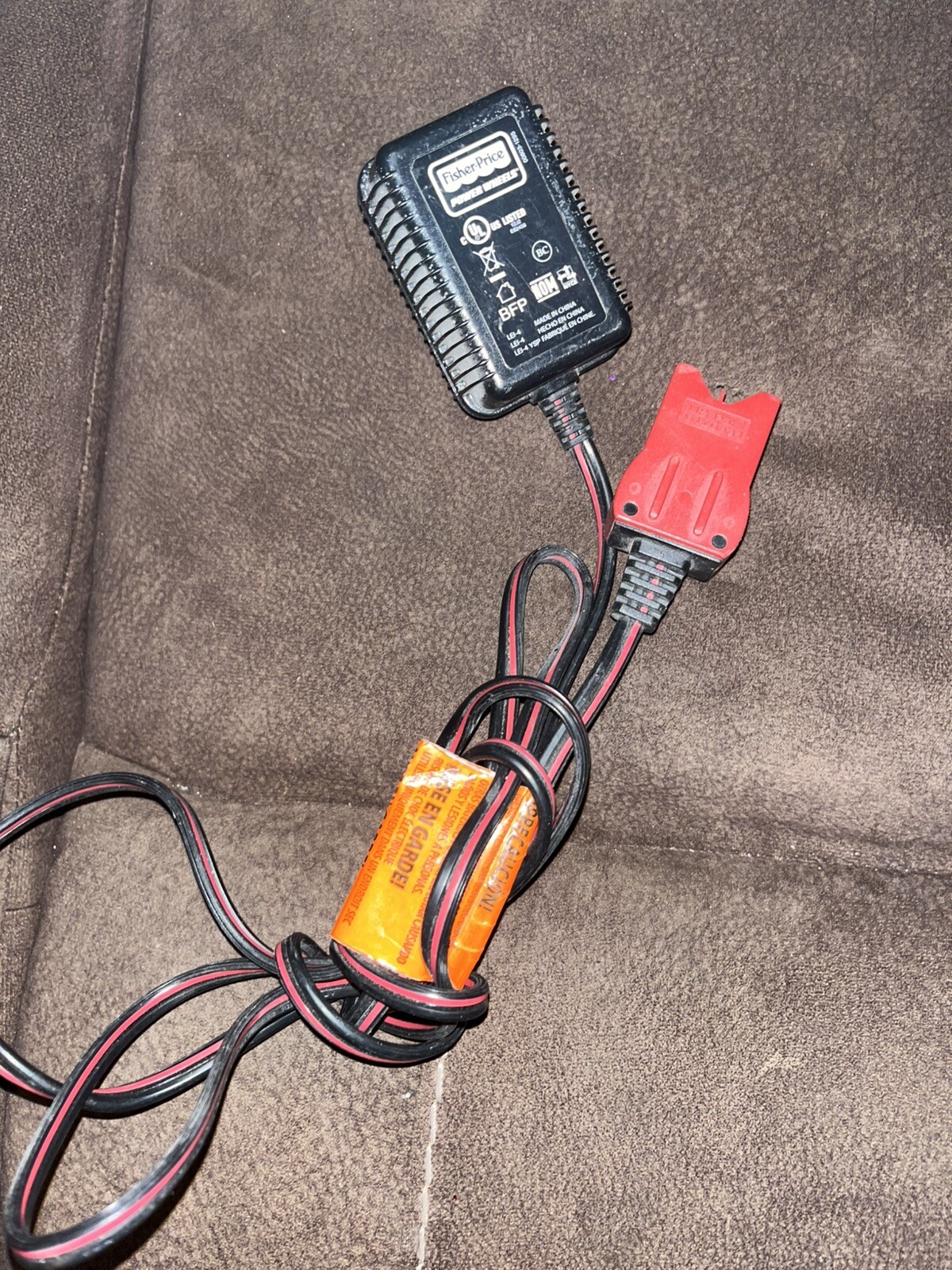 Power Wheels 6 Volt Charger for 00801-0712 RED 6v Battery Genuine Fisher Price