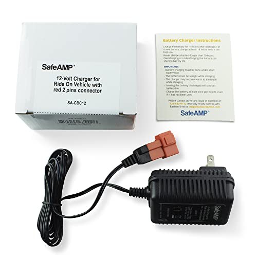 12-Volt Charger for Ride On Vehicle with red 2 pins Connector