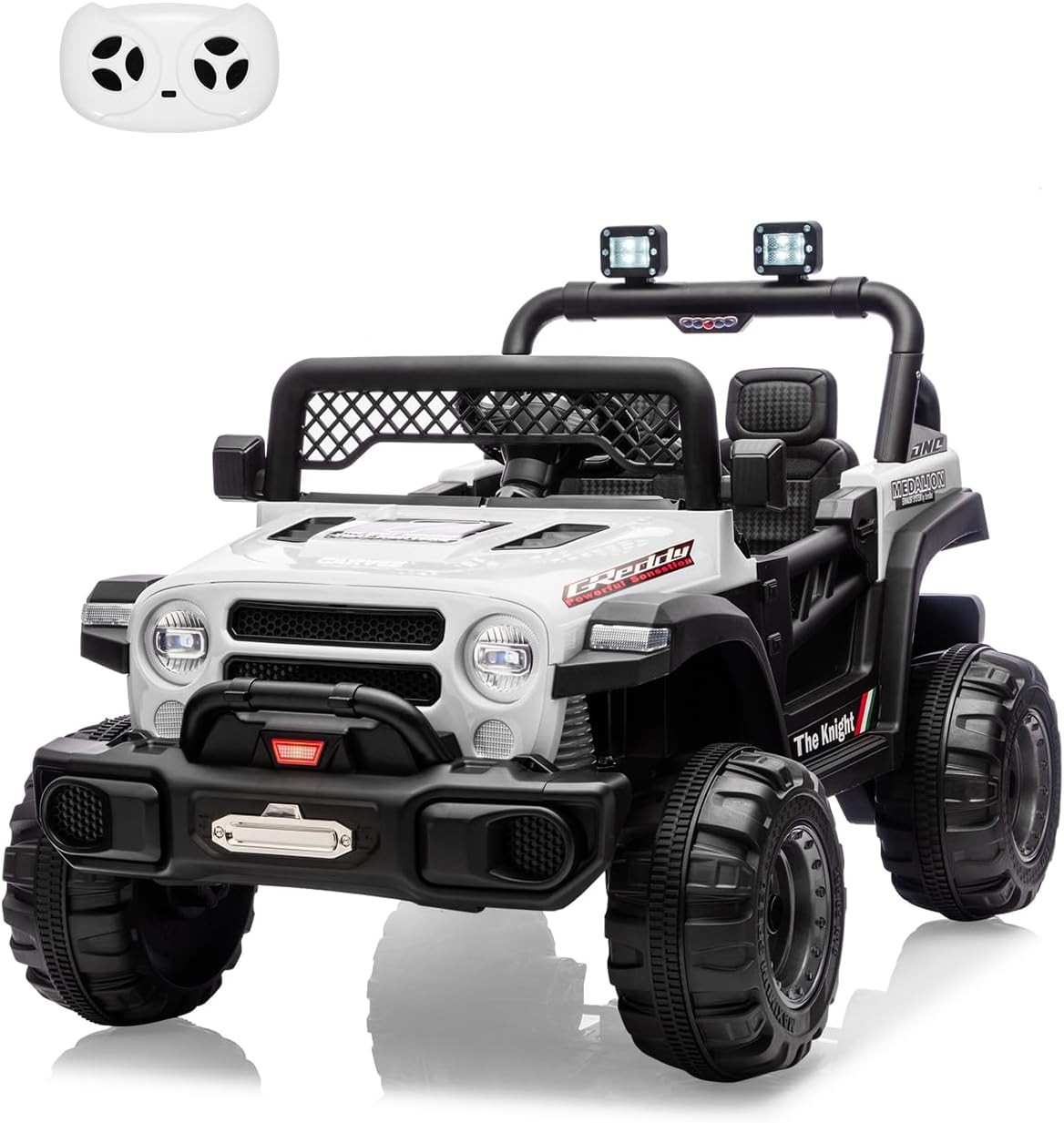 12V Kids Ride on Truck Toys for Big Kids Electric Vehicle with Parent Remote