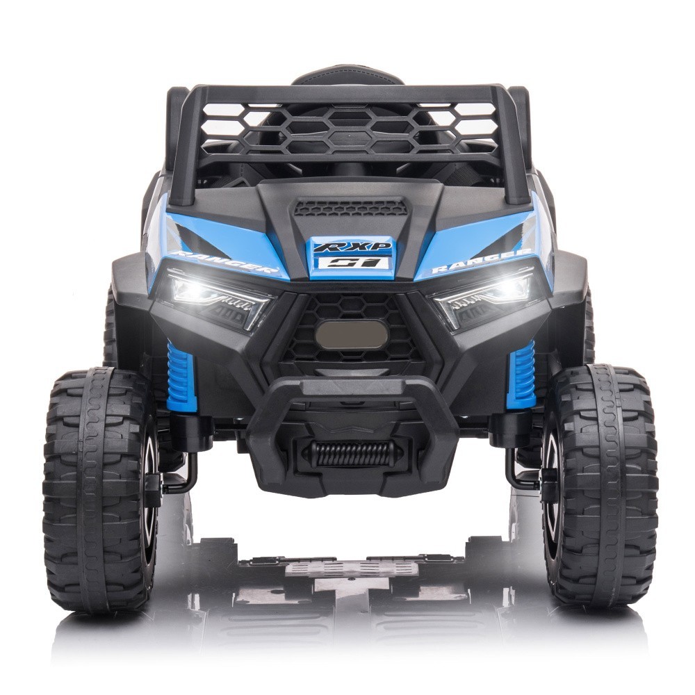 12V kids Ride On Mini UTV Electric Car Front LED Lights & Horn For Children