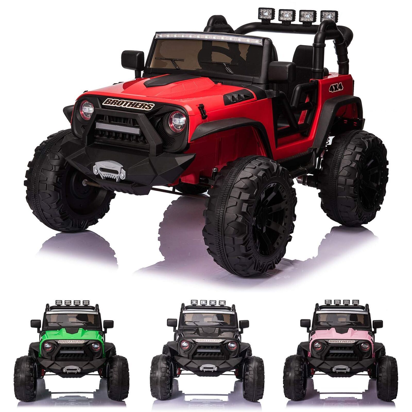 24V Powered Electric Off-Road UTV Ride Toy 400W Electric Vehicle with Remote&LED