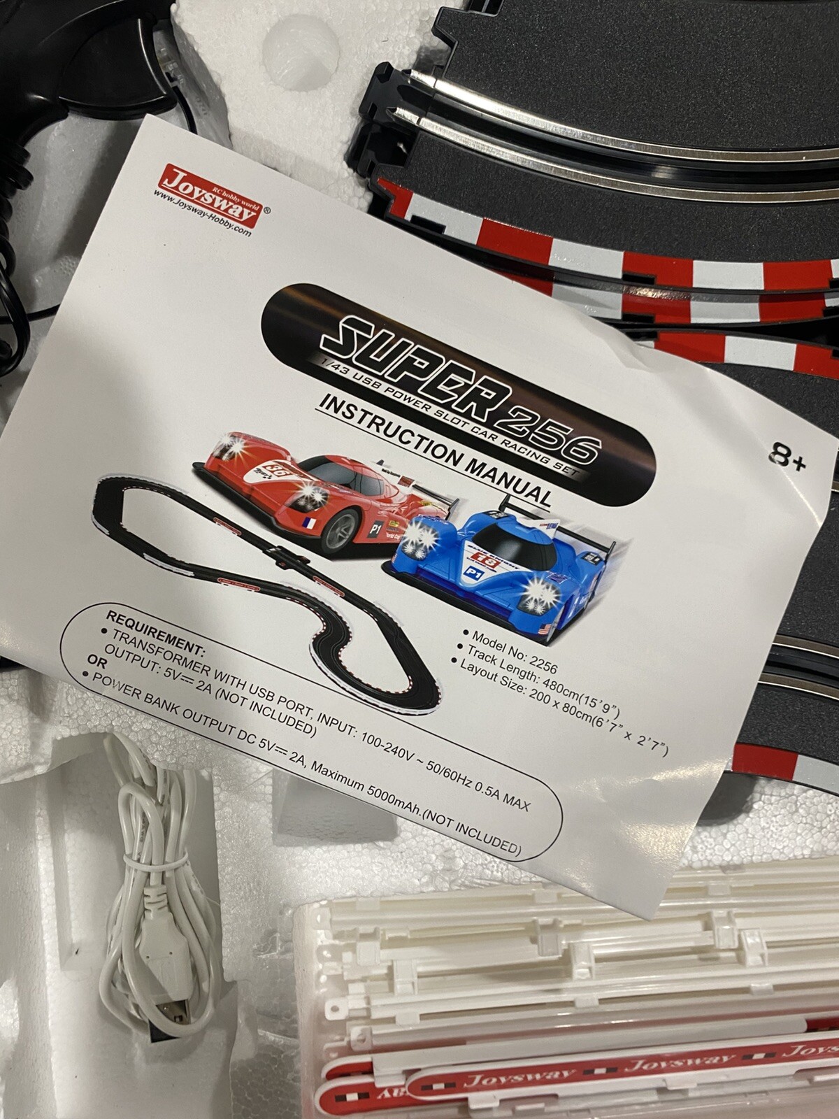 JOYSWAY Super 153 USB Power Slot Car Racing set