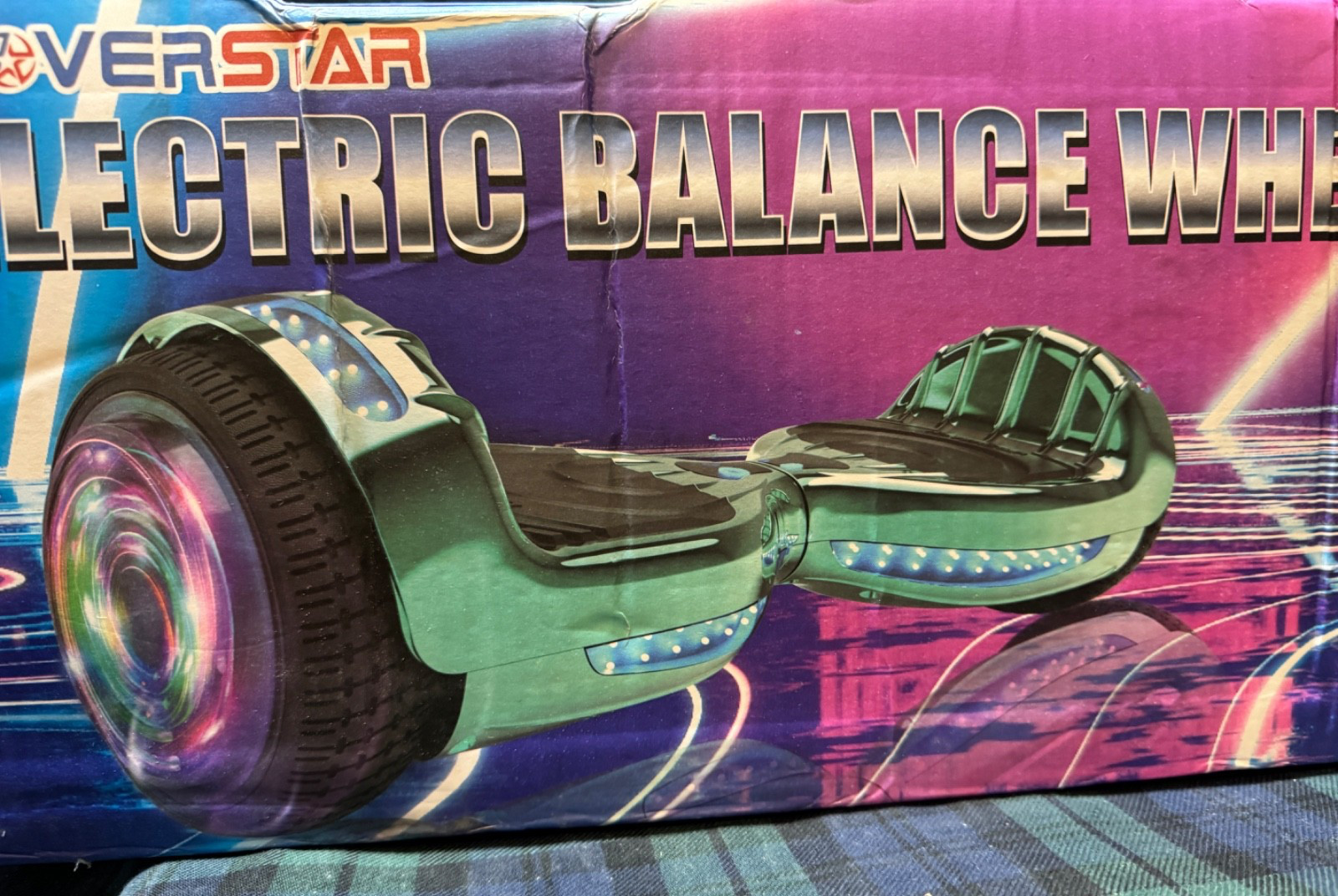 Hoverstar 2.0 Electric Balance Wheel 6.5 inch LED Flash Wheel Turquoise