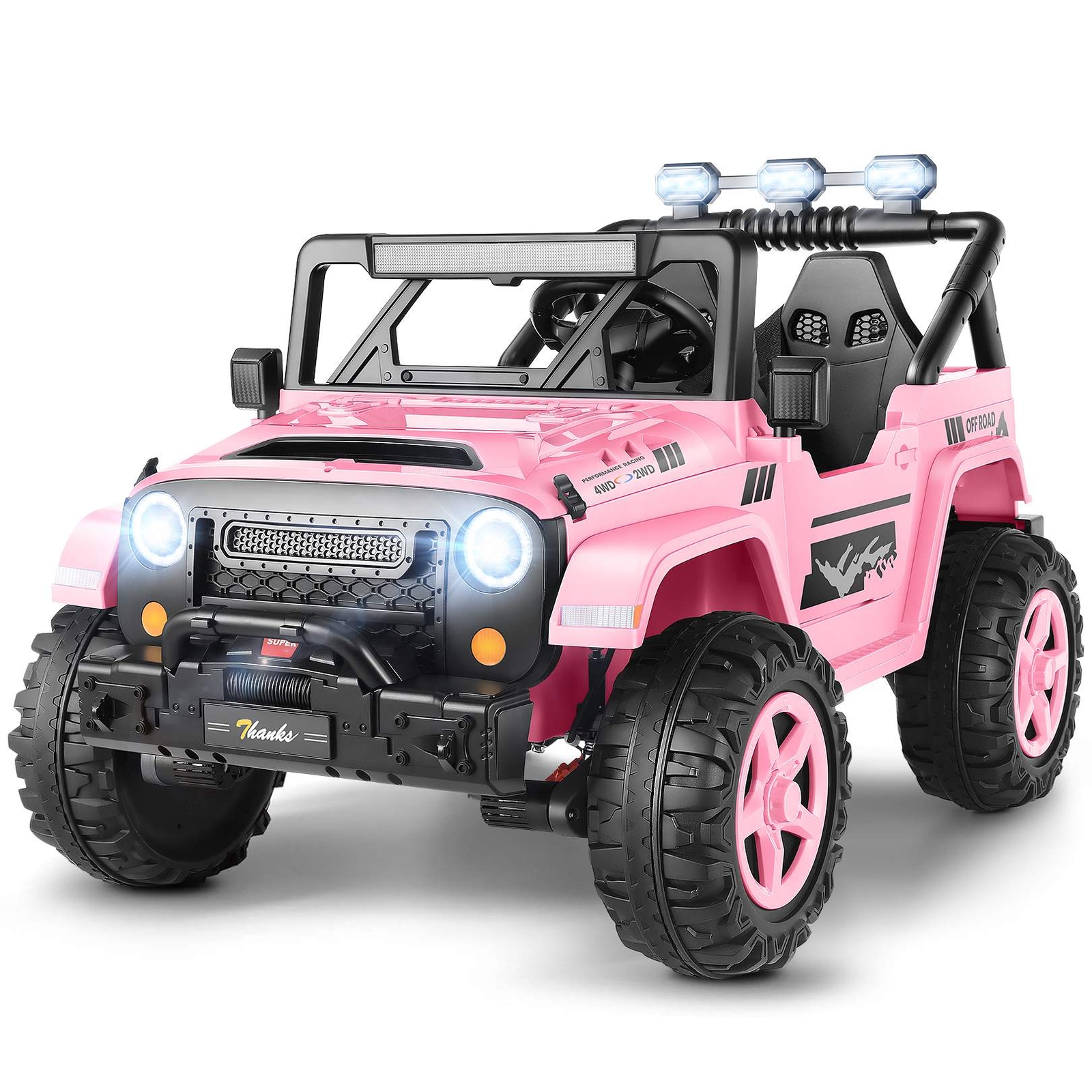 Ride On Car 24V 2WD/4WD Electric Car 4x4Off-Road Battery Powered with Remote