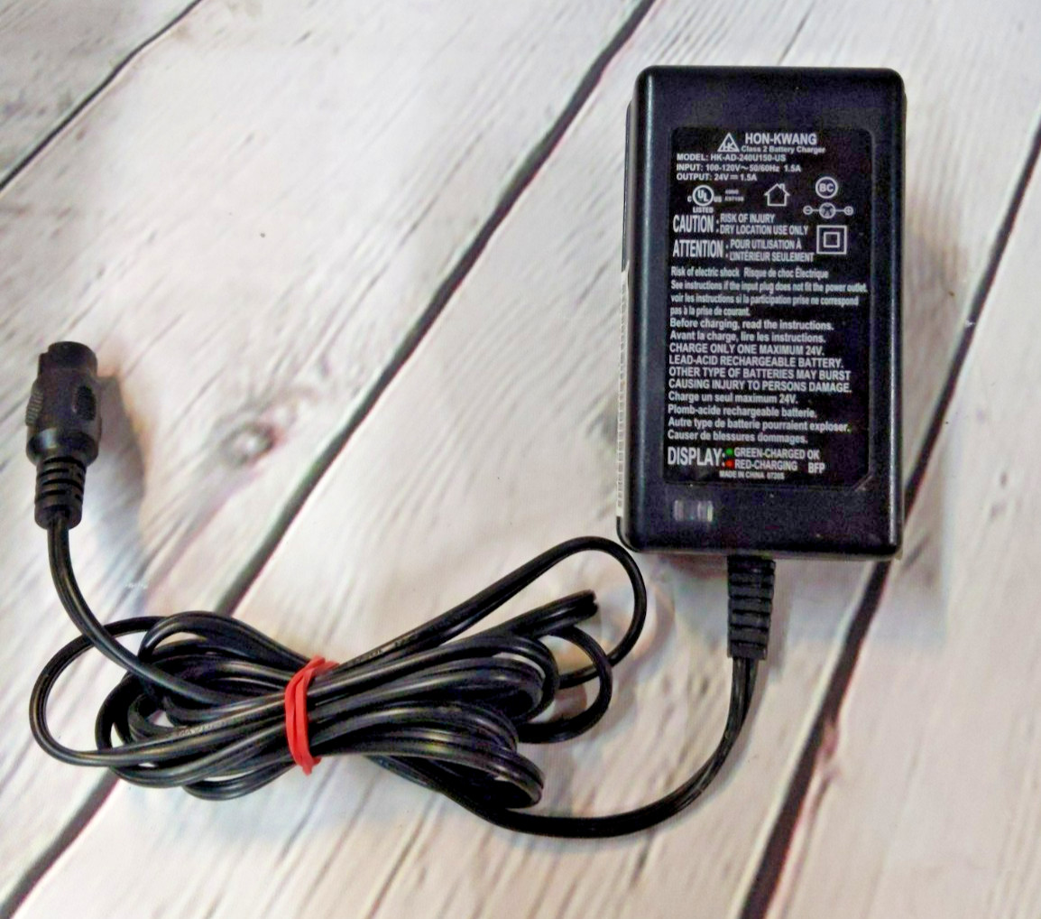 Razor 24v 1.2A output 1500mA Charger #W13112099014 For Multiple Items
